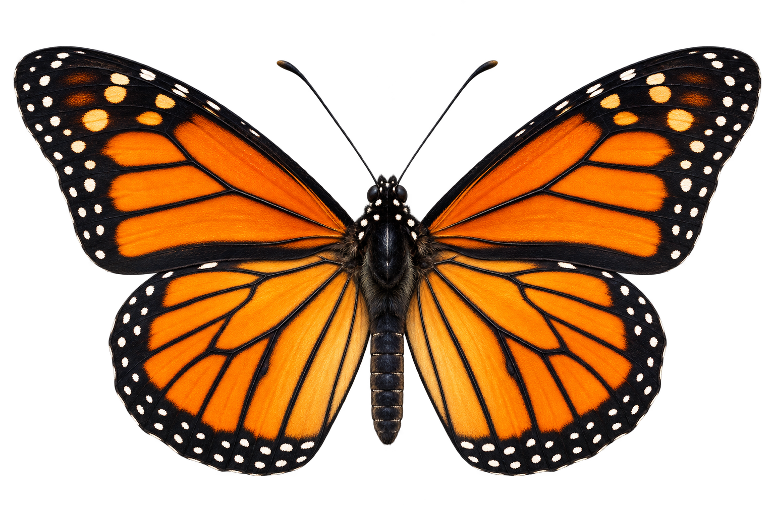 Monarch: an orange traveller