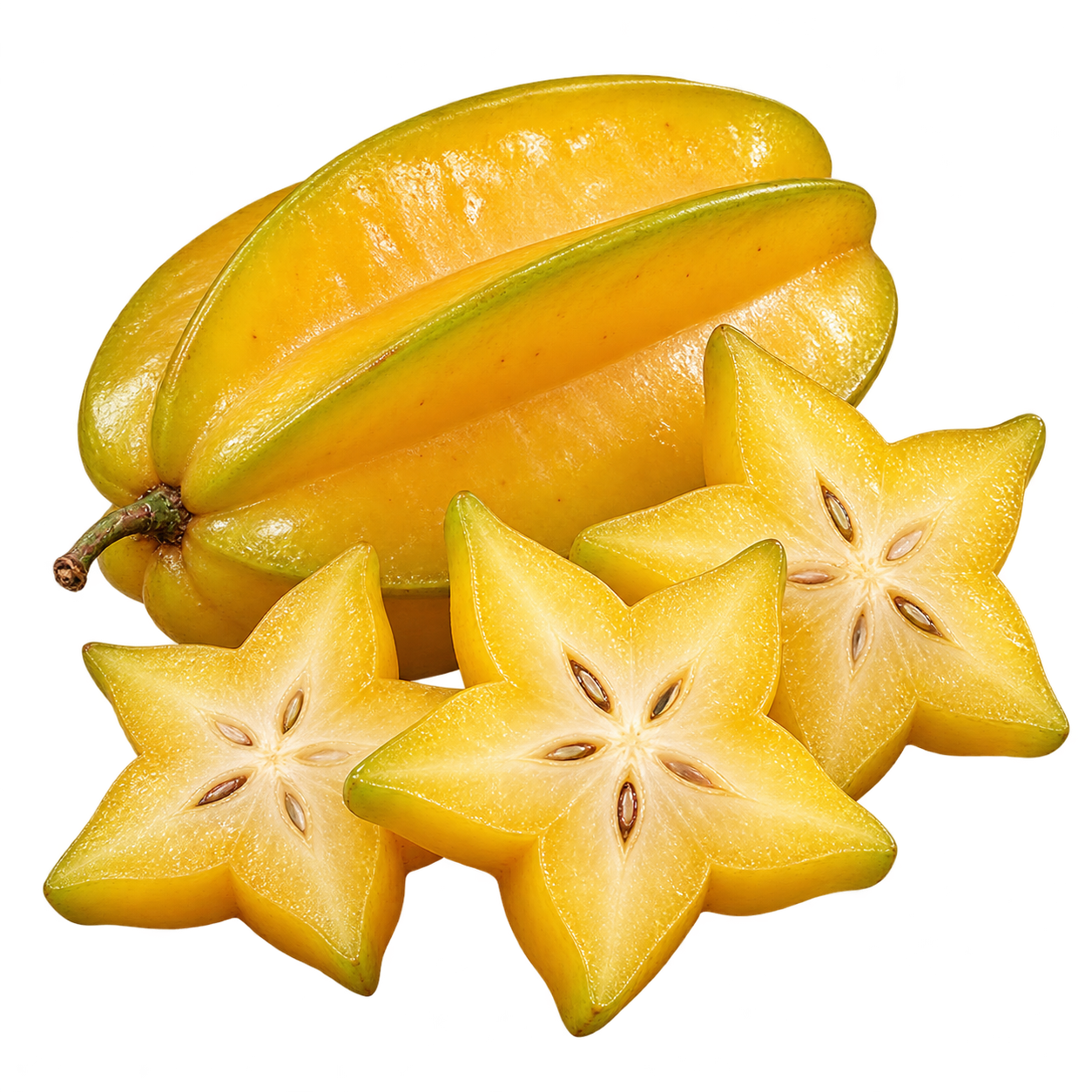 Sternfrucht: Stern im Querschnitt