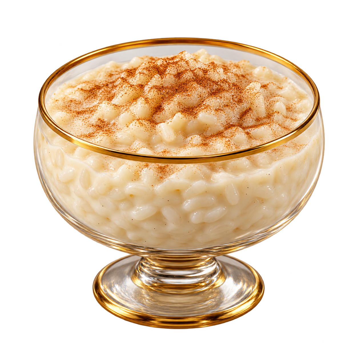 Milchreis: Körner im Festglas