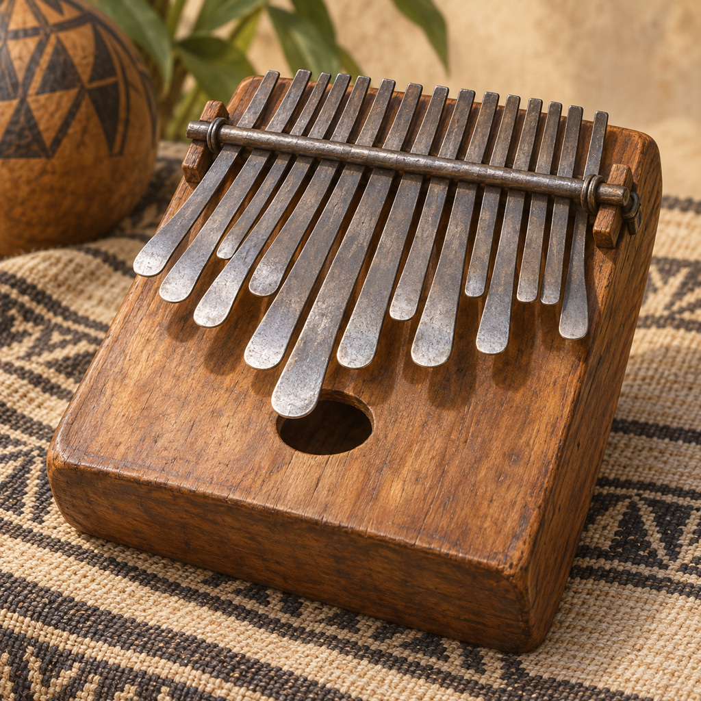 Kalimba y la familia de los lamelófonos