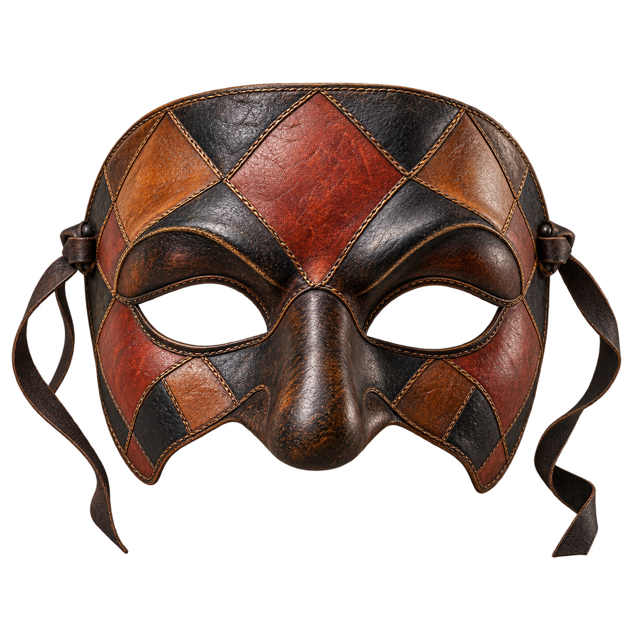 Arlecchino: halbe Maske, ganze Figur