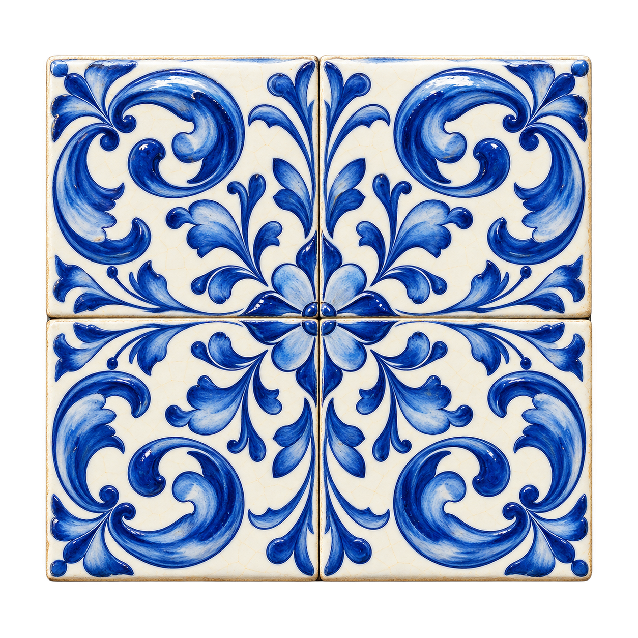 Azulejo: das Bild überspringt die Fuge