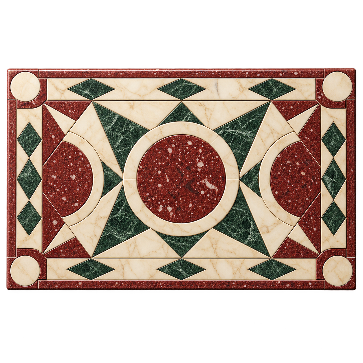 Opus Sectile: große Teile kennen die Kontur