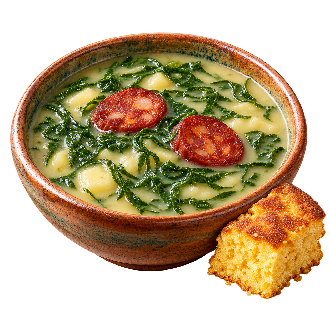 Caldo Verde: Grün in Bändern