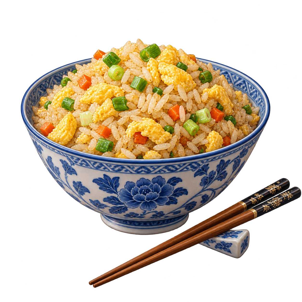 Illustration of the dish “Chaofan with egg”