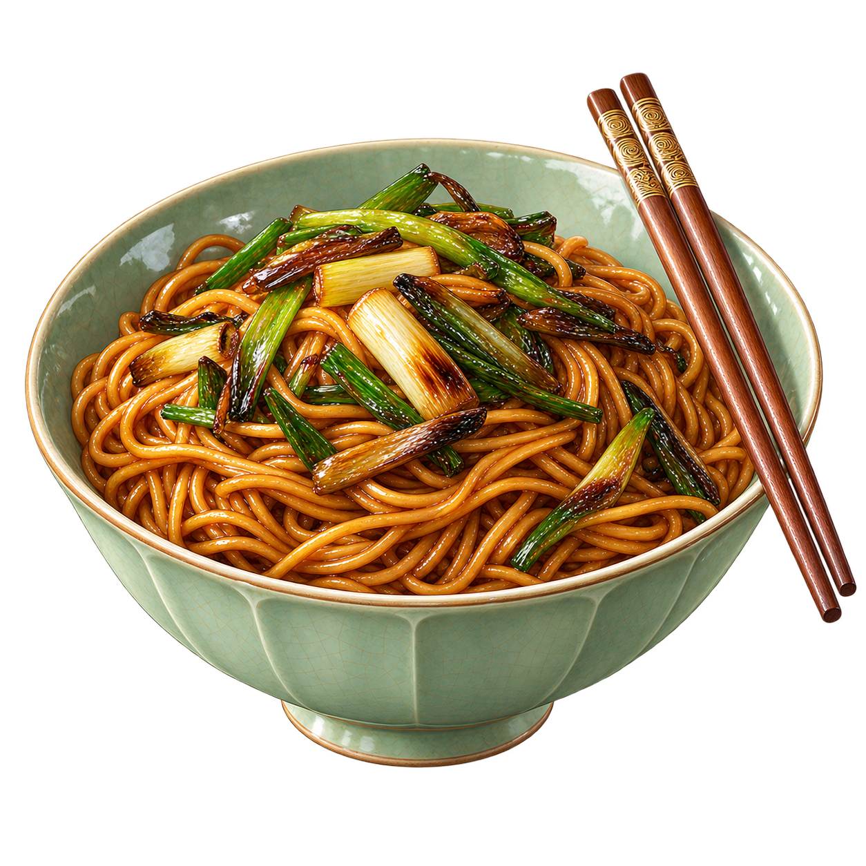 Illustration of the dish "Cunyou banmian"