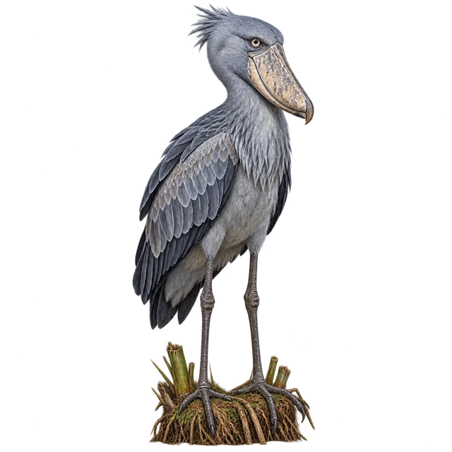 Shoebill's gaze