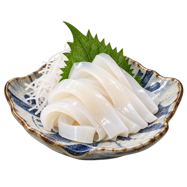 Squid sashimi