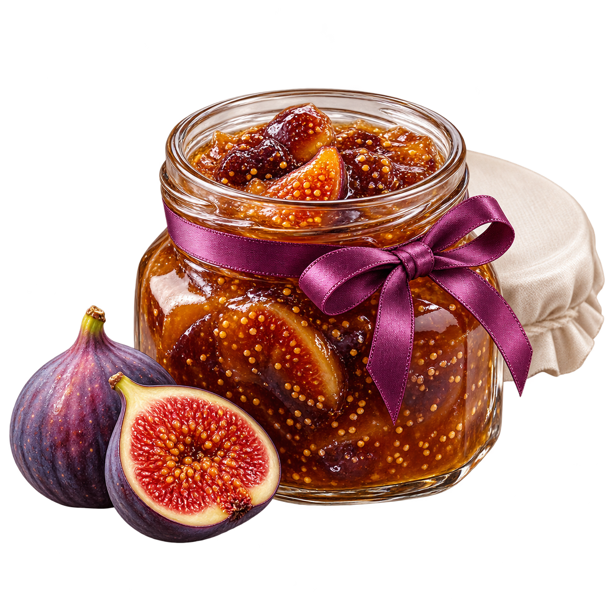 Инжир: десерт с маленькими точками