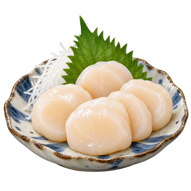 Scallop sashimi