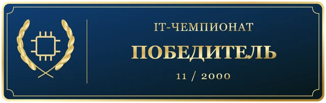 IT чемпионат Ноября Победитель
