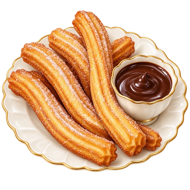 Churros and chocolate
