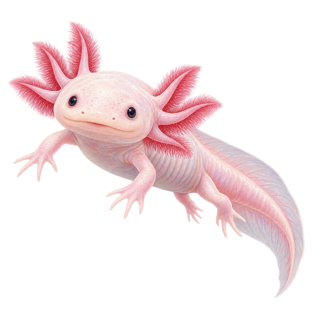 Axolotl smile