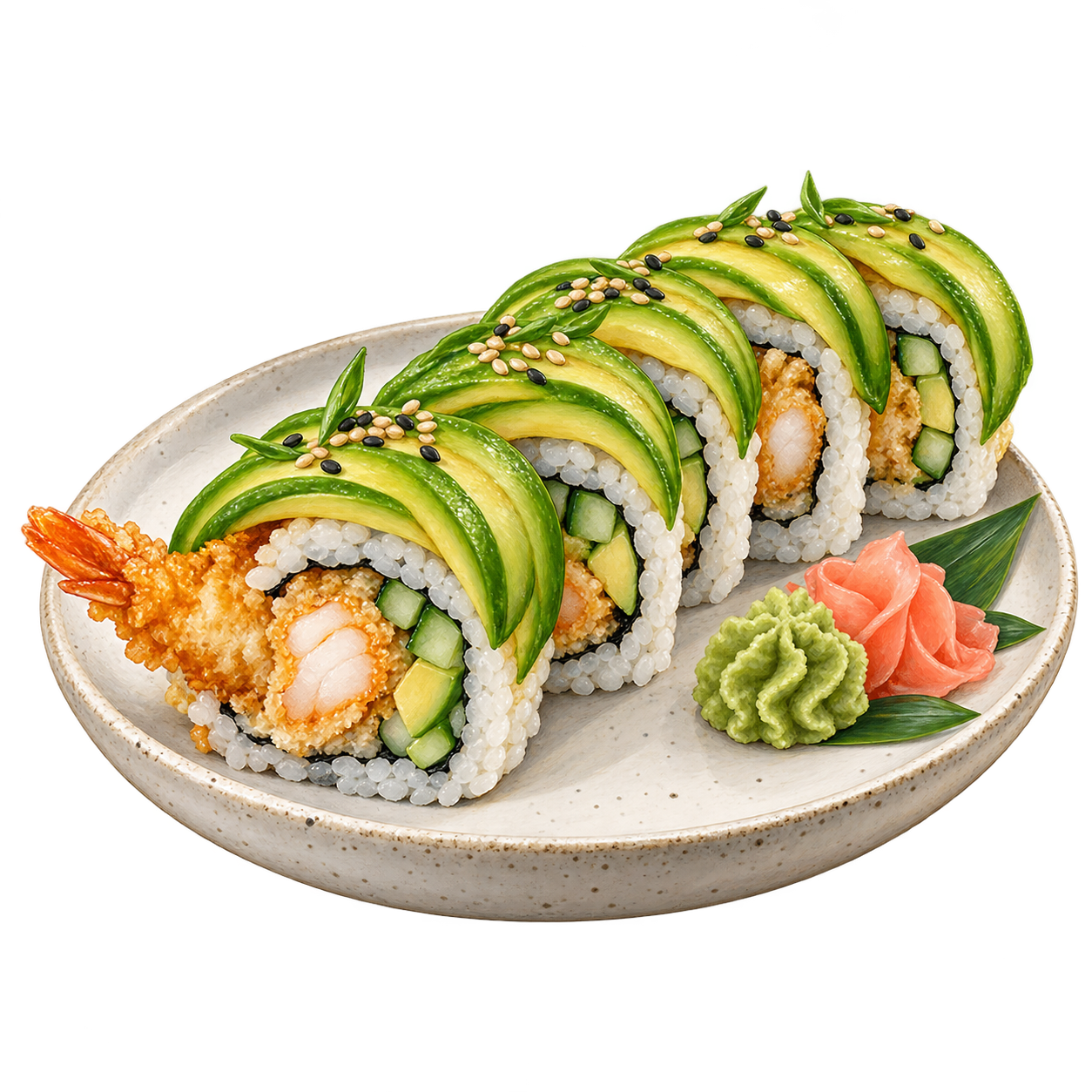Green Dragon: avocado like scales