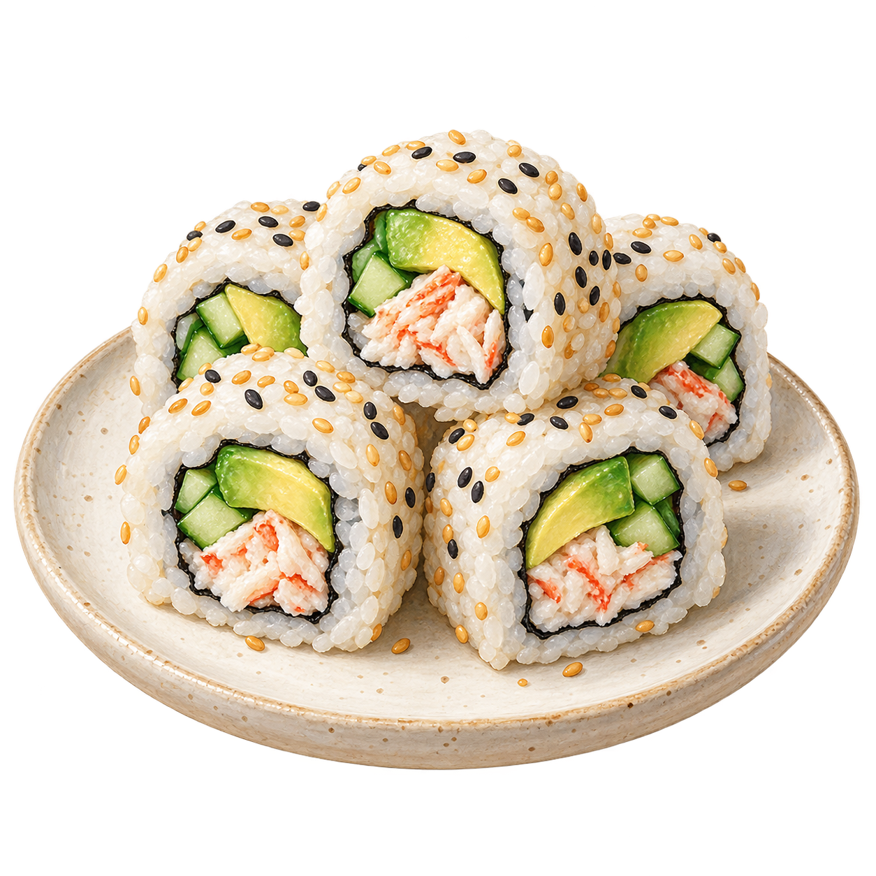 Uramaki: rice out