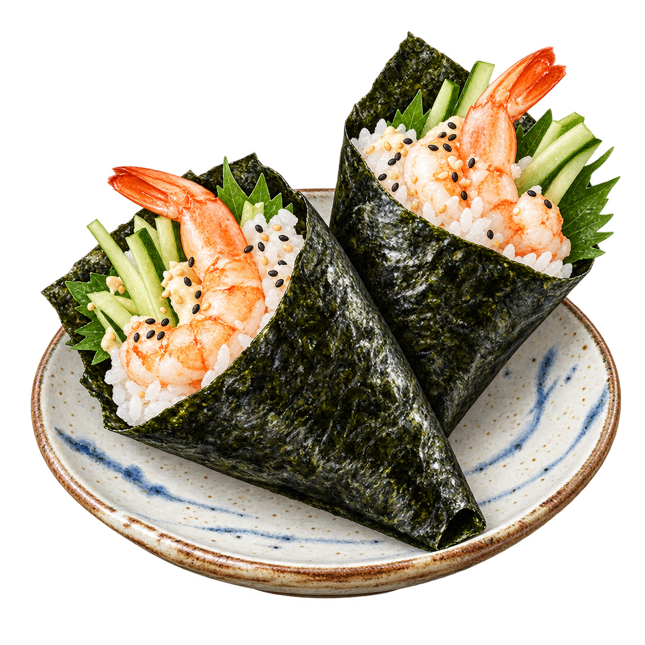 Temaki: cone in the palm