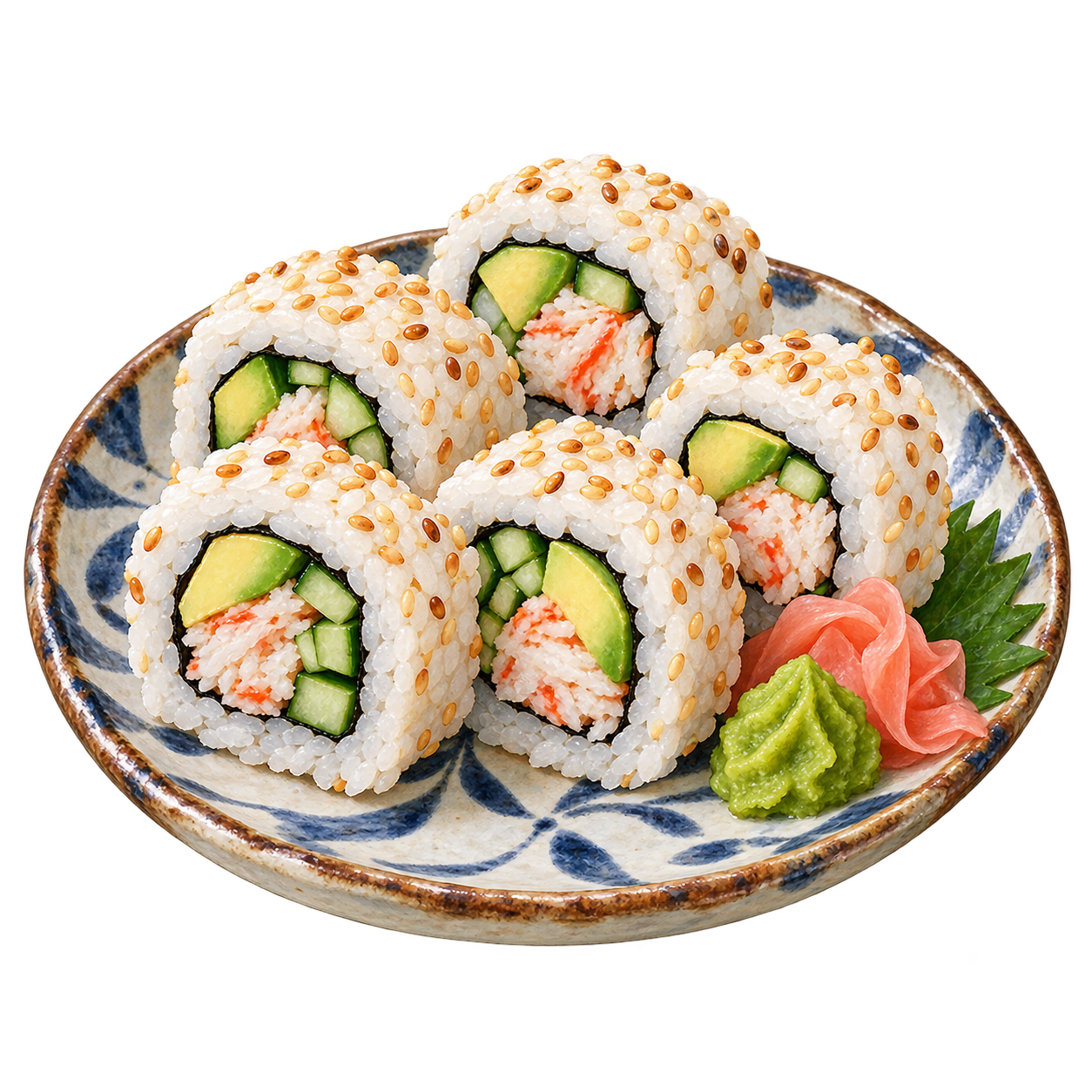 Uramaki: rice outside