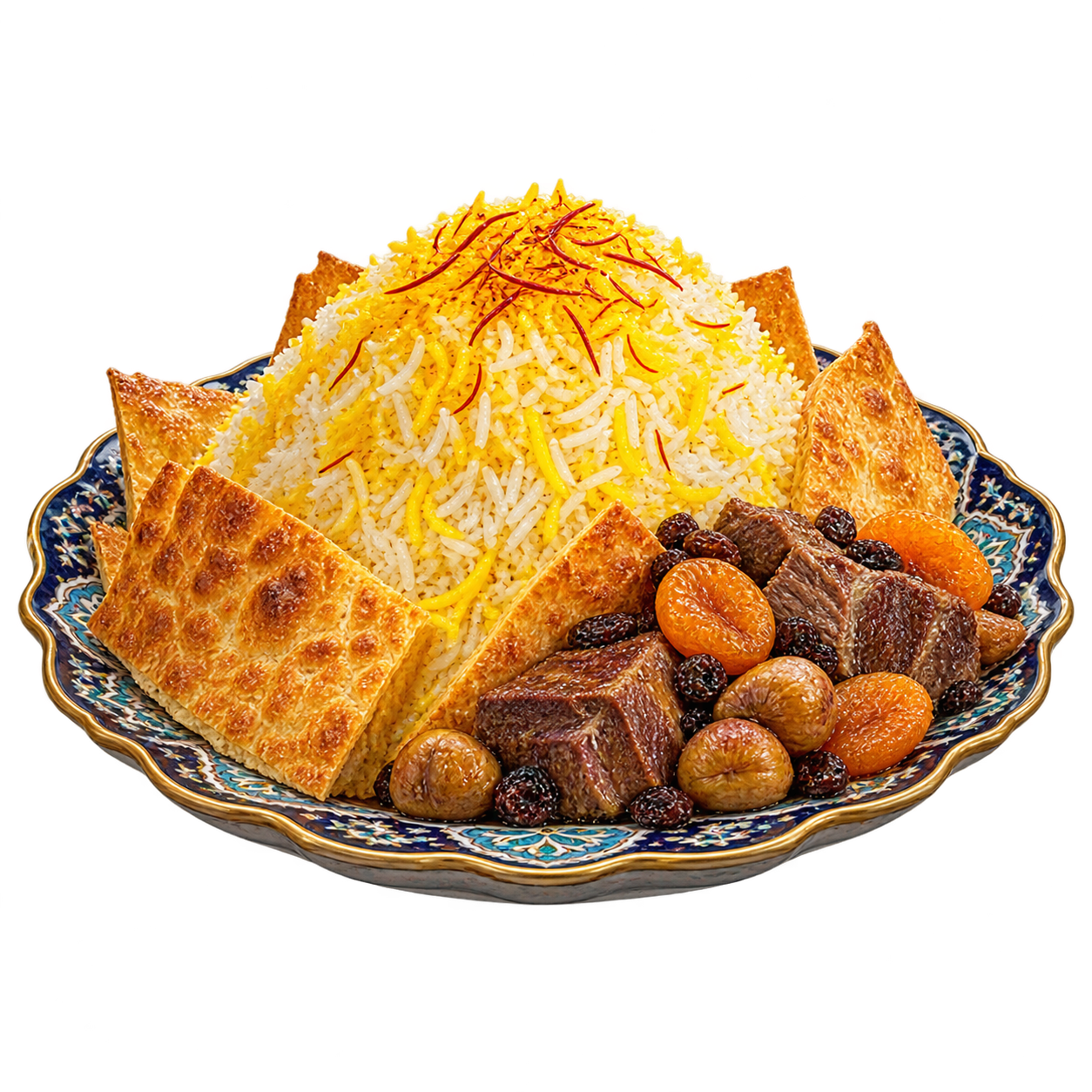 Azerbaijan: saffron and crispy crust