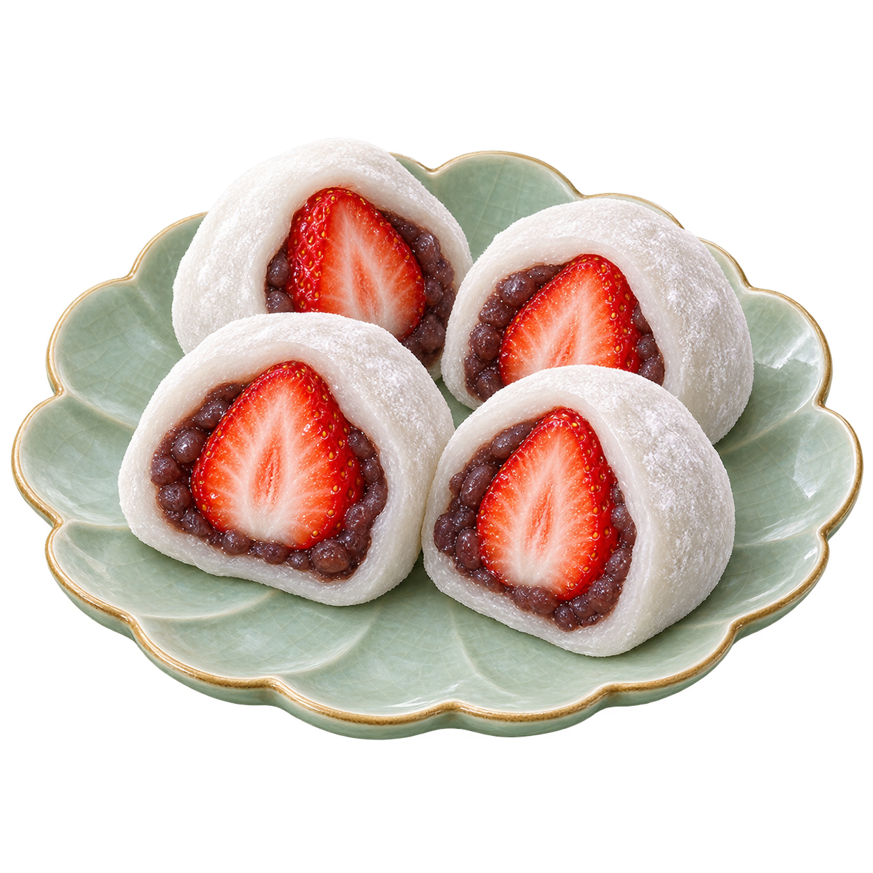 Strawberry daifuku: a surprise in a rice wrapper
