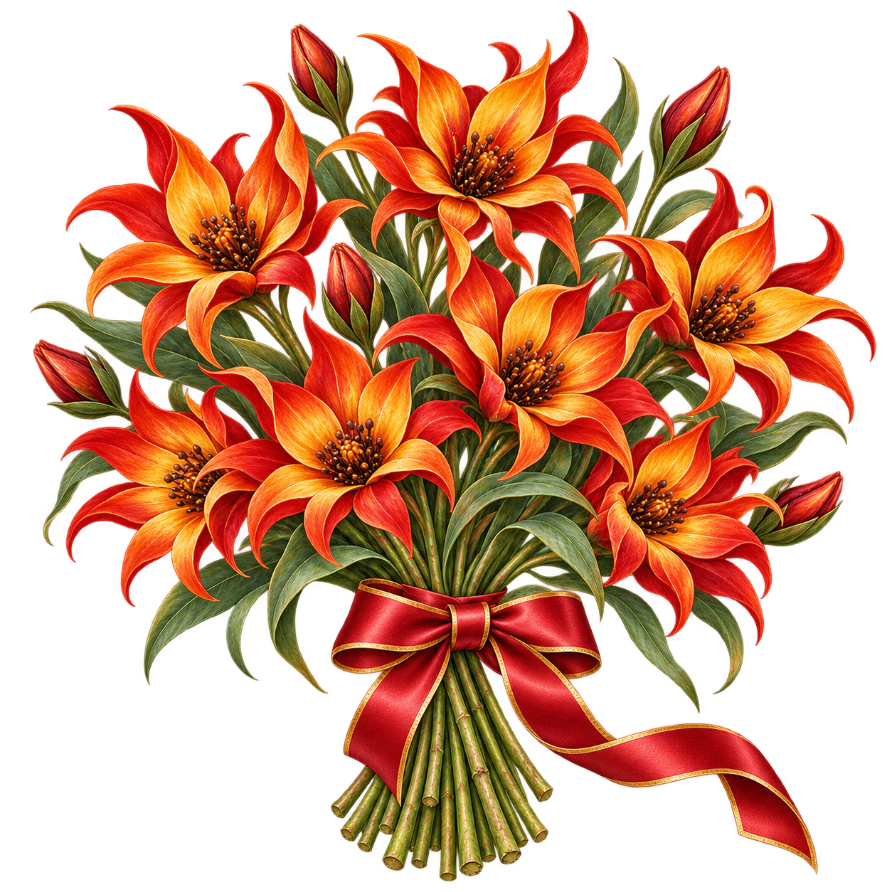 Mystical bouquet: Firebloom